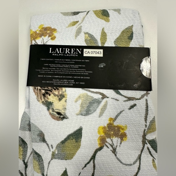 Lauren Ralph Lauren Birds on Branches Kitchen Towel - set of two - Picture 4 of 4